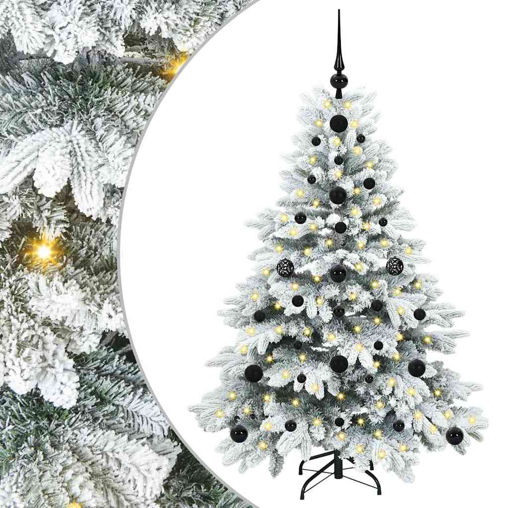 Vidaxx künstlicher Weihnachtsbaum mit 150 LEDs mit standardmäßigem weißem 120 cm PE und PVC