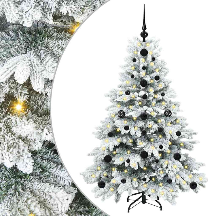 Vidaxx künstlicher Weihnachtsbaum mit 150 LEDs mit standardmäßigem weißem 120 cm PE und PVC