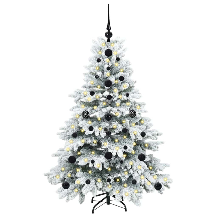 Vidaxx künstlicher Weihnachtsbaum mit 150 LEDs mit standardmäßigem weißem 120 cm PE und PVC