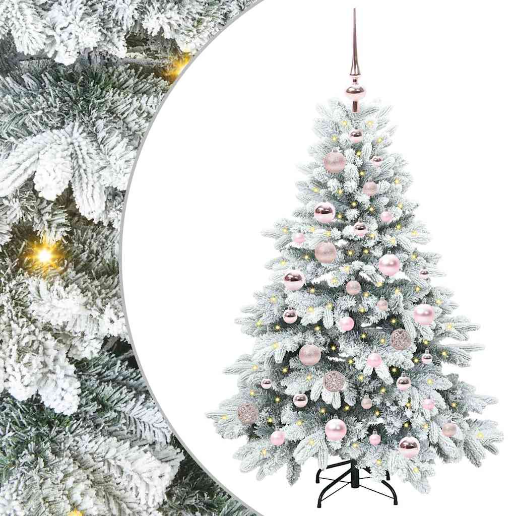 Vidaxx künstlicher Weihnachtsbaum mit 150 LEDs mit standardmäßigem weißem 120 cm PE und PVC