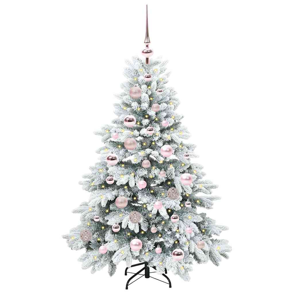 Vidaxx künstlicher Weihnachtsbaum mit 150 LEDs mit standardmäßigem weißem 120 cm PE und PVC