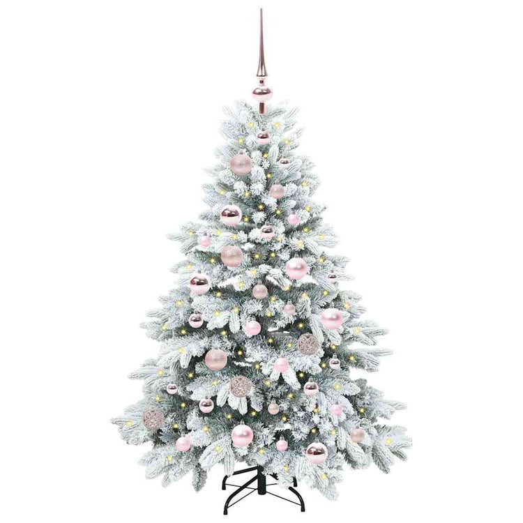 Vidaxx künstlicher Weihnachtsbaum mit 150 LEDs mit standardmäßigem weißem 120 cm PE und PVC