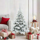 Vidaxx künstlicher Weihnachtsbaum mit 150 LEDs mit standardmäßigem weißem 120 cm PE und PVC