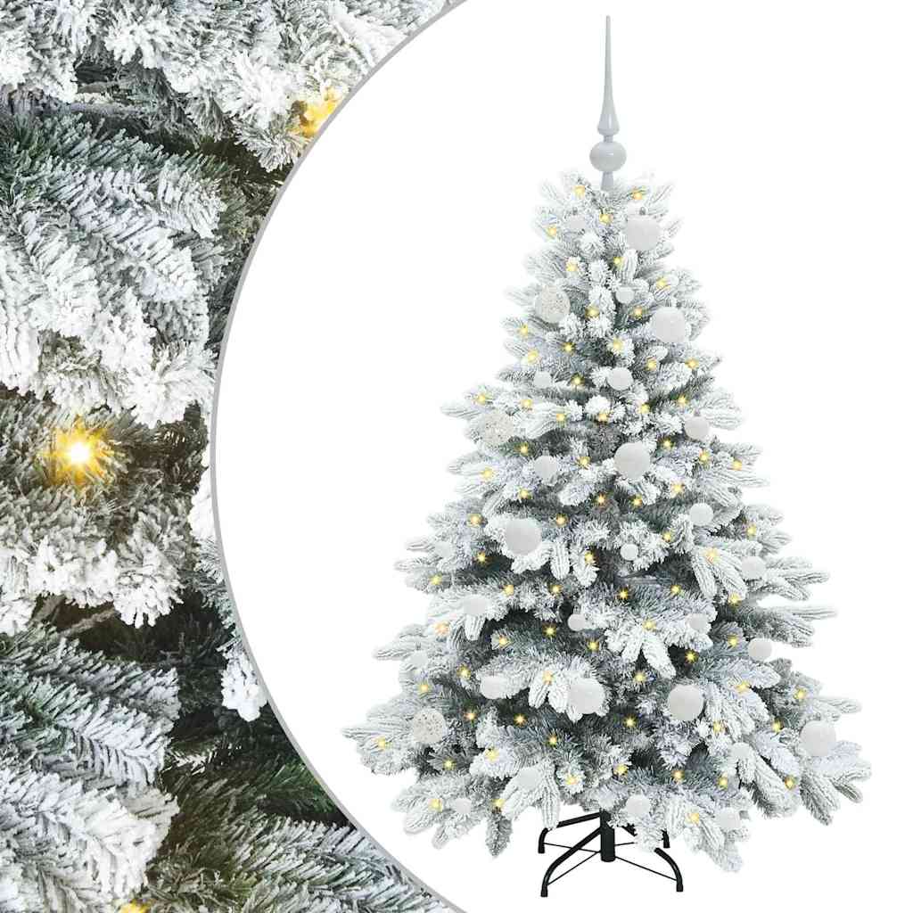 Vidaxx künstlicher Weihnachtsbaum mit 150 LEDs mit standardmäßigem weißem 120 cm PE und PVC