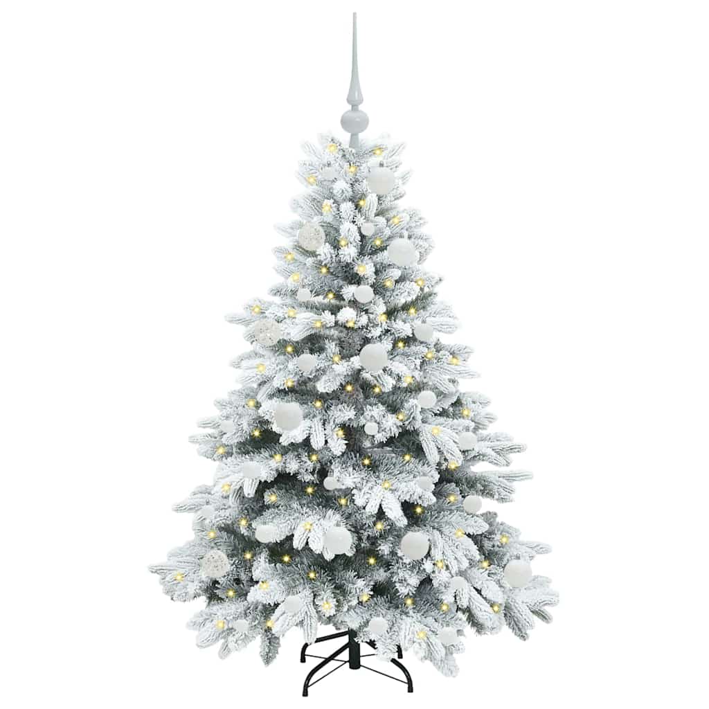 Vidaxx künstlicher Weihnachtsbaum mit 150 LEDs mit standardmäßigem weißem 120 cm PE und PVC