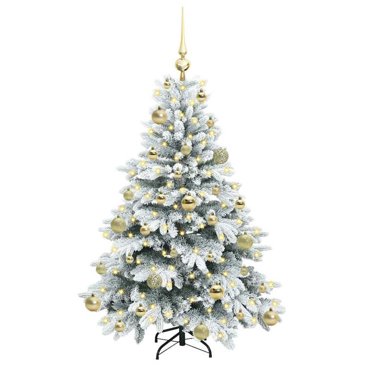 Vidaxx künstlicher Weihnachtsbaum mit 150 LEDs mit standardmäßigem weißem 120 cm PE und PVC