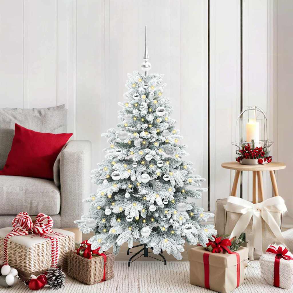 Vidaxx künstlicher Weihnachtsbaum mit 150 LEDs mit standardmäßigem weißem 120 cm PE und PVC