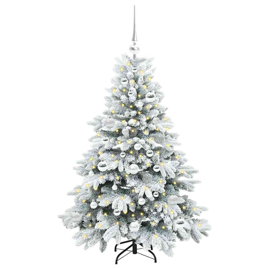 Vidaxx künstlicher Weihnachtsbaum mit 150 LEDs mit standardmäßigem weißem 120 cm PE und PVC