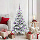 Vidaxx künstlicher Weihnachtsbaum mit 150 LEDs mit standardmäßigem weißem 120 cm PE und PVC