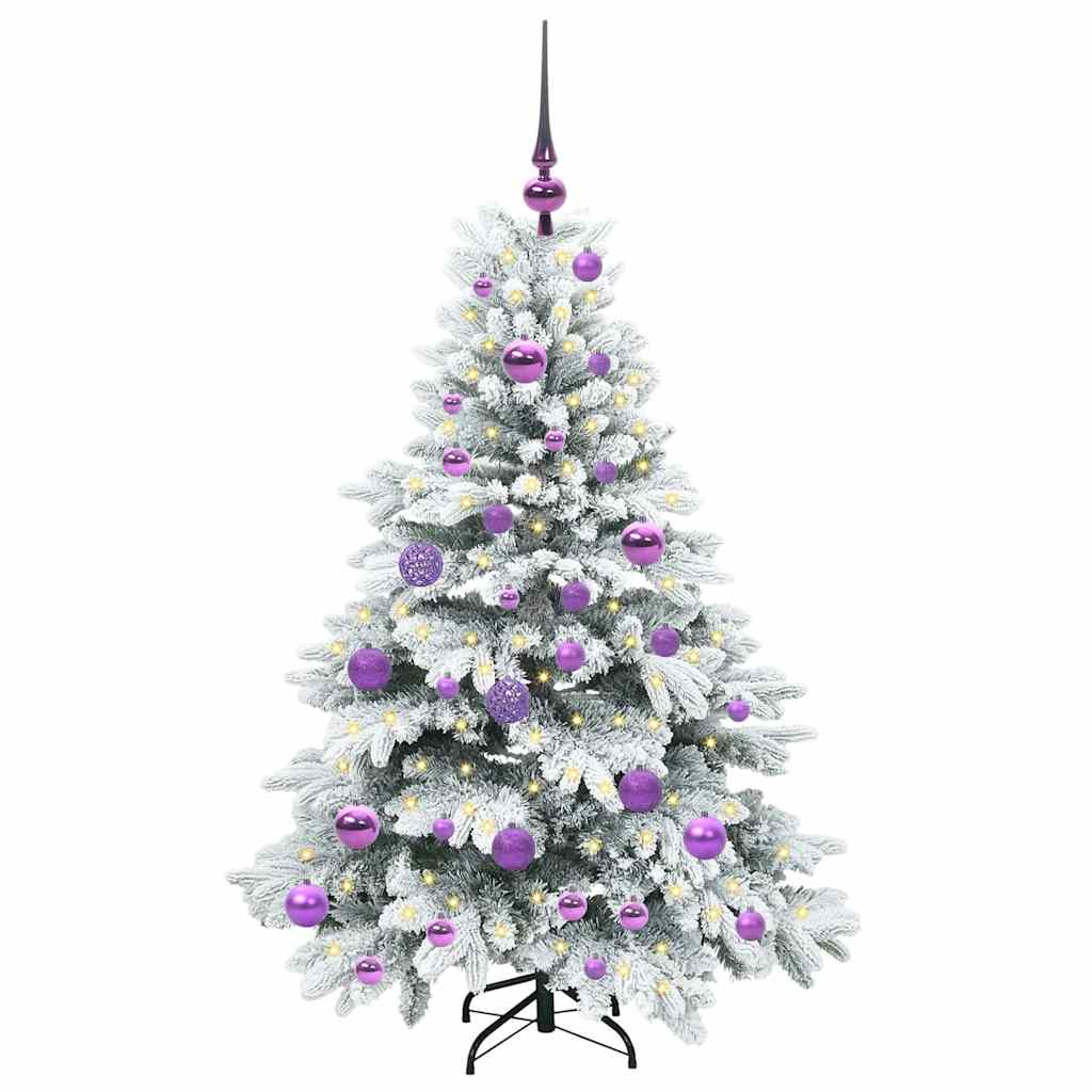 Vidaxx künstlicher Weihnachtsbaum mit 150 LEDs mit standardmäßigem weißem 120 cm PE und PVC