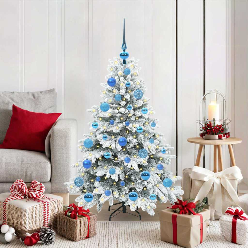 Vidaxx künstlicher Weihnachtsbaum mit 150 LEDs mit standardmäßigem weißem 120 cm PE und PVC