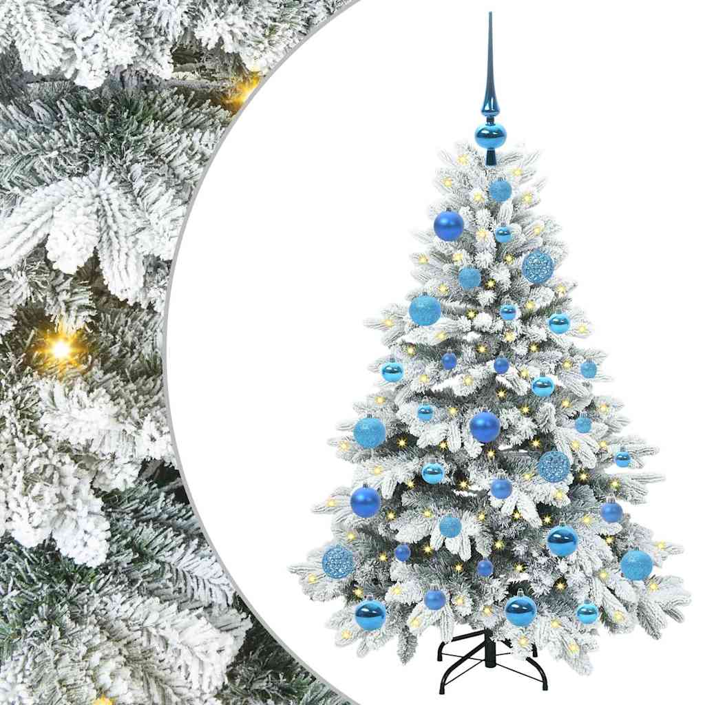 Vidaxx künstlicher Weihnachtsbaum mit 150 LEDs mit standardmäßigem weißem 120 cm PE und PVC