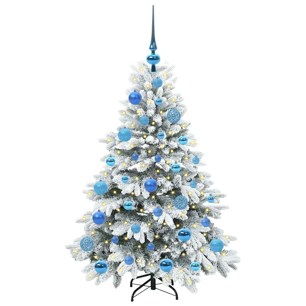 Vidaxx künstlicher Weihnachtsbaum mit 150 LEDs mit standardmäßigem weißem 120 cm PE und PVC