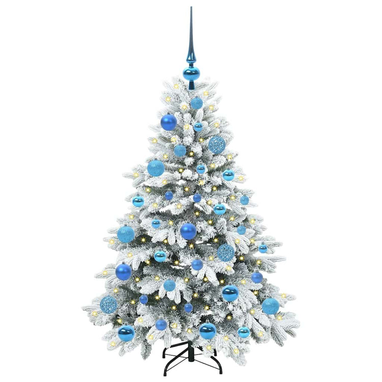 Vidaxx künstlicher Weihnachtsbaum mit 150 LEDs mit standardmäßigem weißem 120 cm PE und PVC