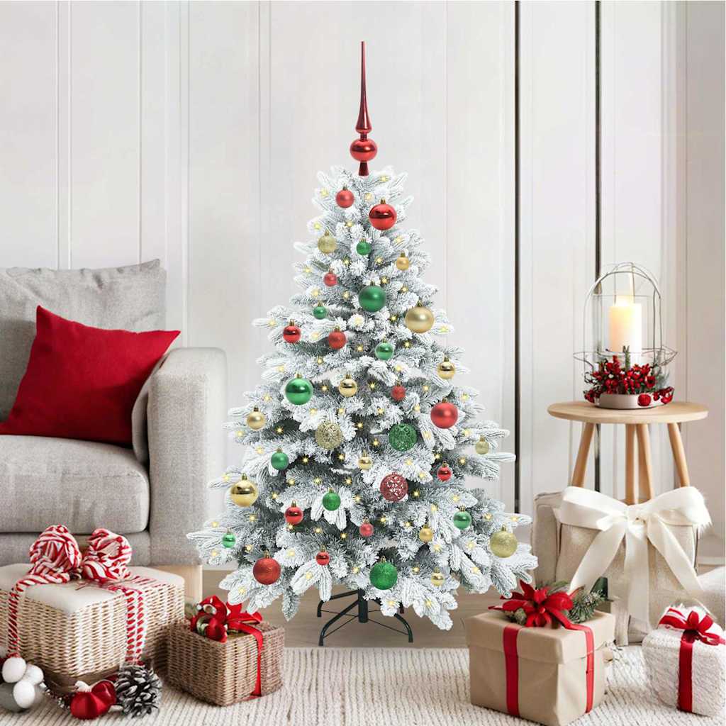 Vidaxx künstlicher Weihnachtsbaum mit 150 LEDs mit standardmäßigem weißem 120 cm PE und PVC
