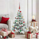 Vidaxx künstlicher Weihnachtsbaum mit 150 LEDs mit standardmäßigem weißem 120 cm PE und PVC