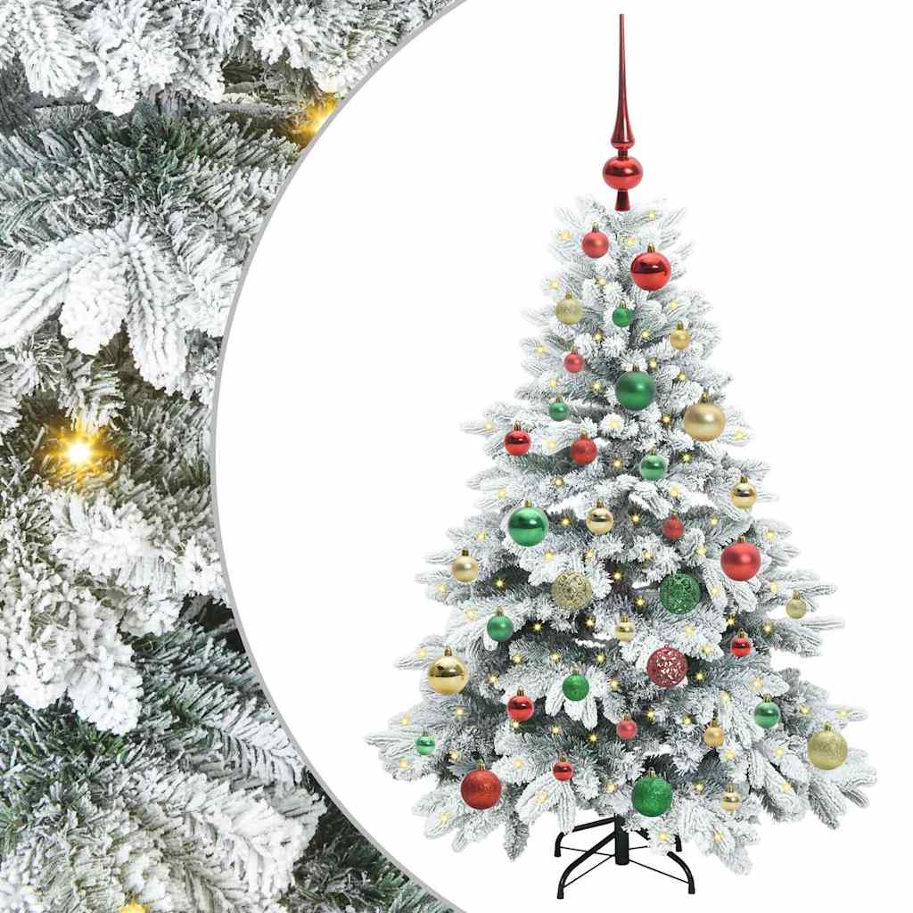 Vidaxx künstlicher Weihnachtsbaum mit 150 LEDs mit standardmäßigem weißem 120 cm PE und PVC