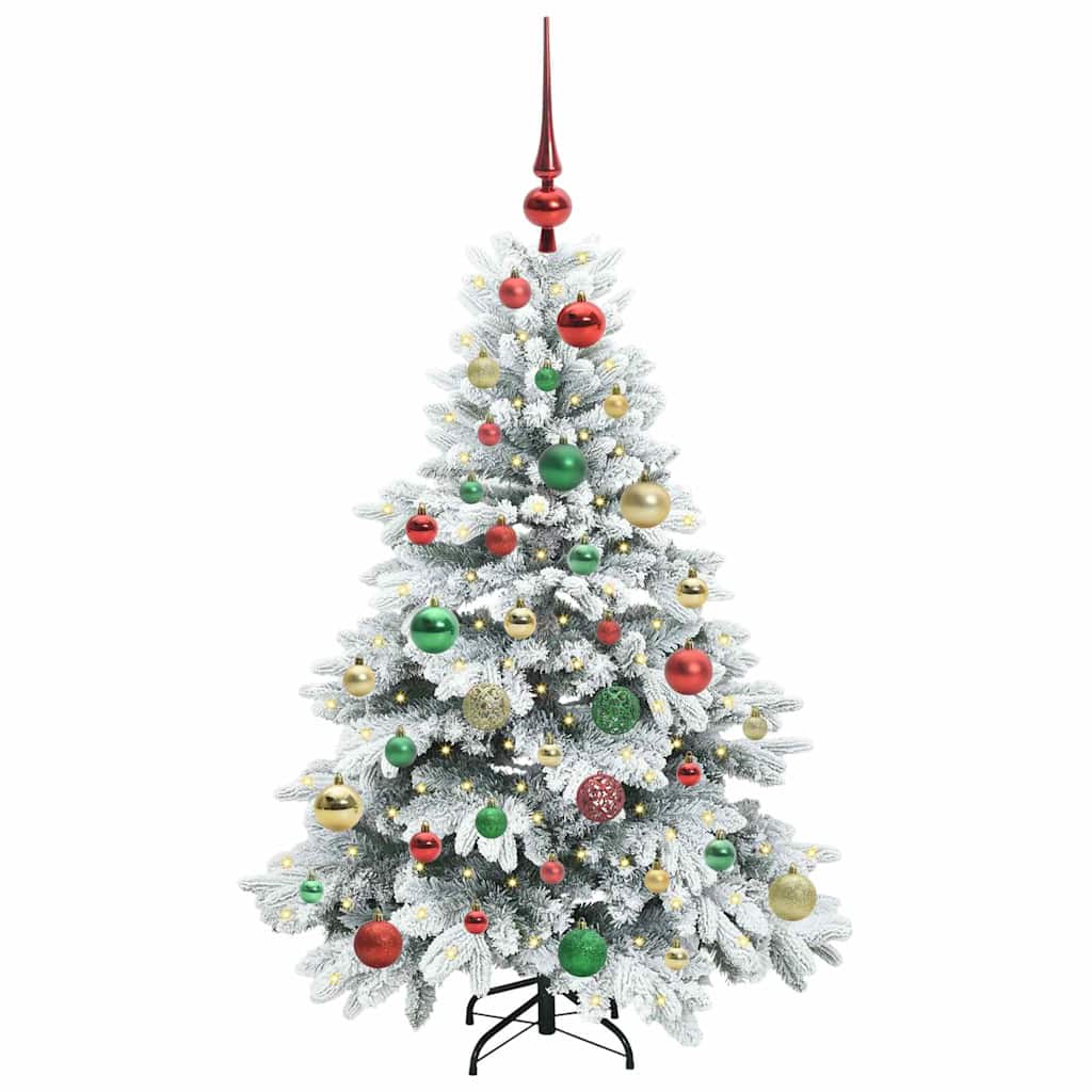 Vidaxx künstlicher Weihnachtsbaum mit 150 LEDs mit standardmäßigem weißem 120 cm PE und PVC
