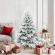Vidaxx künstlicher Weihnachtsbaum mit 150 LEDs mit standardmäßigem weißem 150 cm PE und PVC