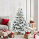 Vidaxx künstlicher Weihnachtsbaum mit 150 LEDs mit standardmäßigem weißem 150 cm PE und PVC