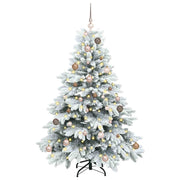 Vidaxx künstlicher Weihnachtsbaum mit 150 LEDs mit standardmäßigem weißem 150 cm PE und PVC - afbeelding 3