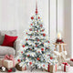 Vidaxx künstlicher Weihnachtsbaum mit 150 LEDs mit standardmäßigem weißem 150 cm PE und PVC