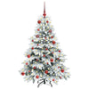 Vidaxx künstlicher Weihnachtsbaum mit 150 LEDs mit standardmäßigem weißem 150 cm PE und PVC