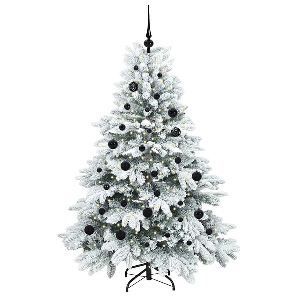 Vidaxx künstlicher Weihnachtsbaum mit 150 LEDs mit standardmäßigem weißem 150 cm PE und PVC