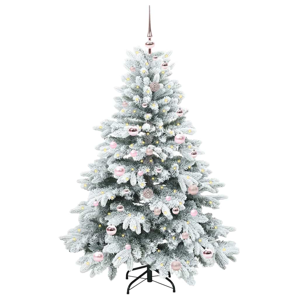 Vidaxx künstlicher Weihnachtsbaum mit 150 LEDs mit standardmäßigem weißem 150 cm PE und PVC