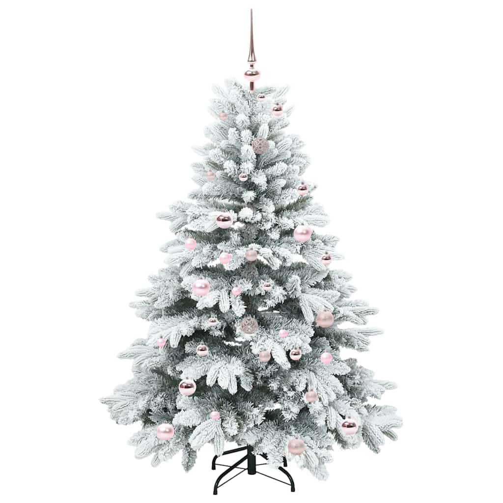 Vidaxx künstlicher Weihnachtsbaum mit 150 LEDs mit standardmäßigem weißem 150 cm PE und PVC