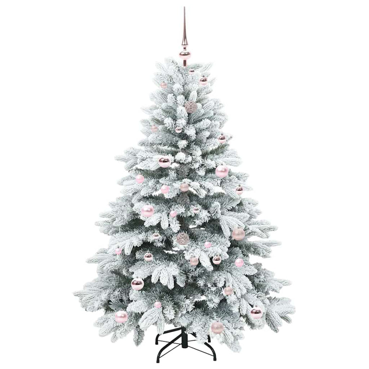 Vidaxx künstlicher Weihnachtsbaum mit 150 LEDs mit standardmäßigem weißem 150 cm PE und PVC