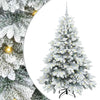 Vidaxx künstlicher Weihnachtsbaum mit 150 LEDs mit standardmäßigem weißem 150 cm PE und PVC