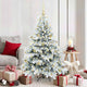 Vidaxx künstlicher Weihnachtsbaum mit 150 LEDs mit standardmäßigem weißem 150 cm PE und PVC