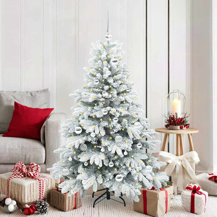 Vidaxx künstlicher Weihnachtsbaum mit 150 LEDs mit standardmäßigem weißem 150 cm PE und PVC