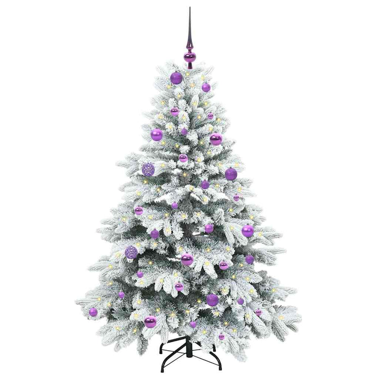 Vidaxx künstlicher Weihnachtsbaum mit 150 LEDs mit standardmäßigem weißem 150 cm PE und PVC