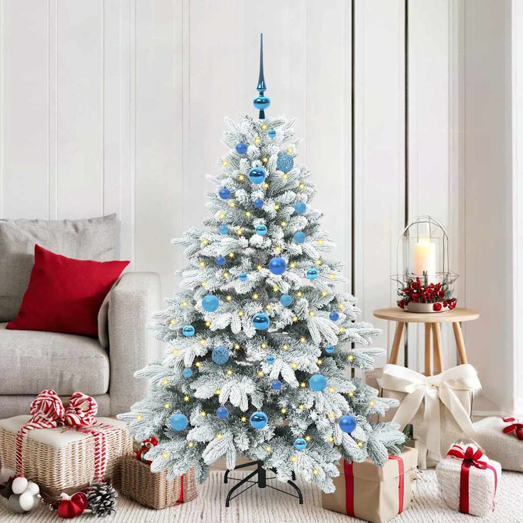 Vidaxx künstlicher Weihnachtsbaum mit 150 LEDs mit standardmäßigem weißem 150 cm PE und PVC