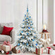 Vidaxx künstlicher Weihnachtsbaum mit 150 LEDs mit standardmäßigem weißem 150 cm PE und PVC