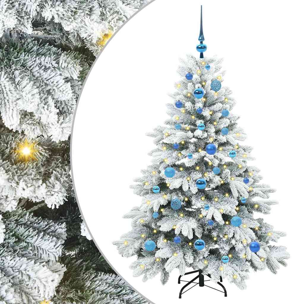 Vidaxx künstlicher Weihnachtsbaum mit 150 LEDs mit standardmäßigem weißem 150 cm PE und PVC