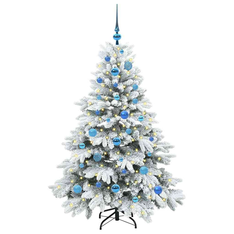 Vidaxx künstlicher Weihnachtsbaum mit 150 LEDs mit standardmäßigem weißem 150 cm PE und PVC