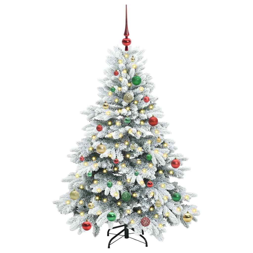 Vidaxx künstlicher Weihnachtsbaum mit 150 LEDs mit standardmäßigem weißem 150 cm PE und PVC