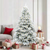 Vidaxx Künstlicher Weihnachtsbaum mit 300 LEDs mit standardmäßigem weißem 180 cm PE und PVC