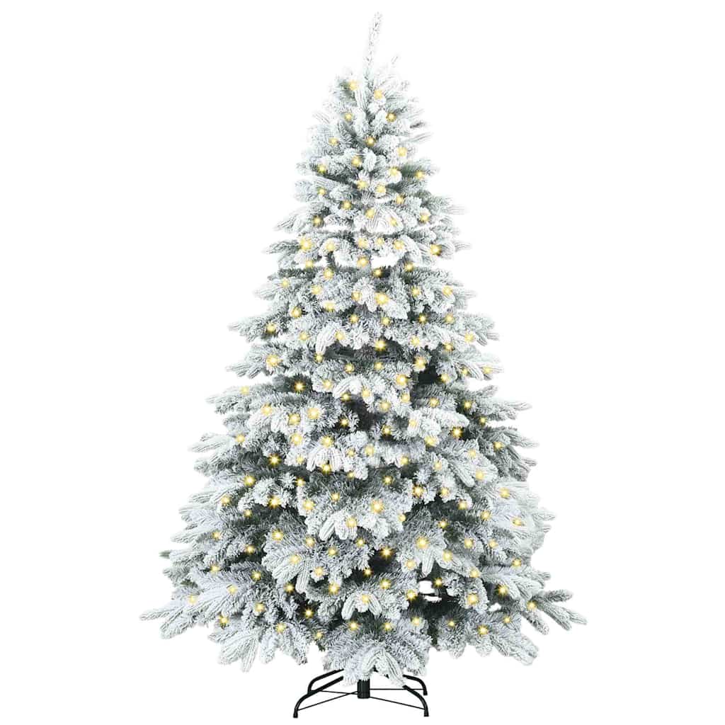 Vidaxx Künstlicher Weihnachtsbaum mit 300 LEDs mit standardmäßigem weißem 180 cm PE und PVC