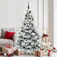 Vidaxx Künstlicher Weihnachtsbaum mit 300 LEDs mit standardmäßigem weißem 180 cm PE und PVC