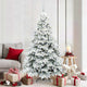 Vidaxx Künstlicher Weihnachtsbaum mit 300 LEDs mit standardmäßigem weißem 180 cm PE und PVC