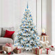 Vidaxx Künstlicher Weihnachtsbaum mit 300 LEDs mit standardmäßigem weißem 180 cm PE und PVC