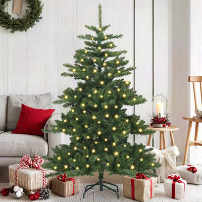 Vidaxx künstlicher klappbarer Weihnachtsbaum grün 150 cm PVC und Stahl