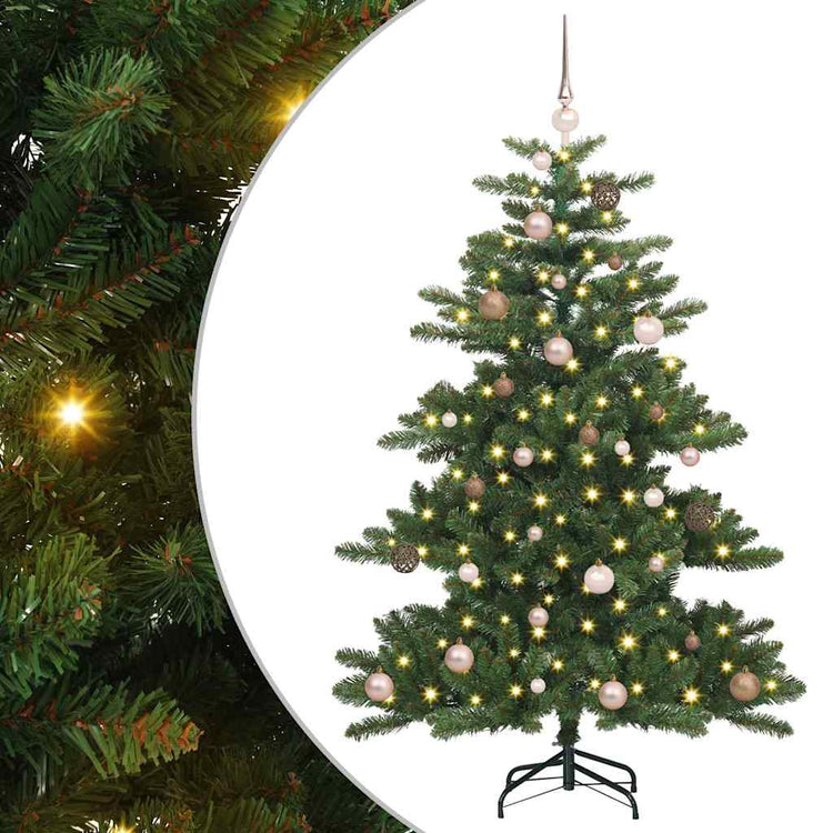 Vidaxx künstlicher klappbarer Weihnachtsbaum grün 150 cm PVC und Stahl