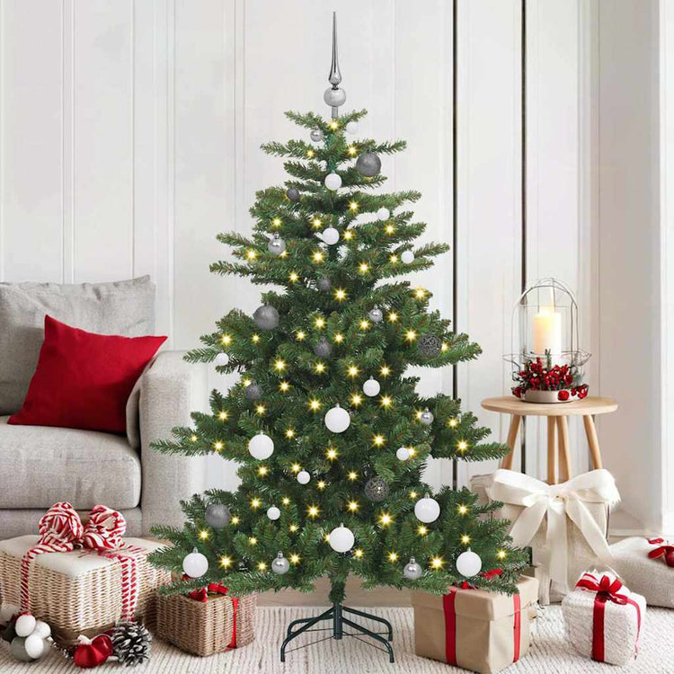 Vidaxx künstlicher klappbarer Weihnachtsbaum grün 150 cm PVC und Stahl