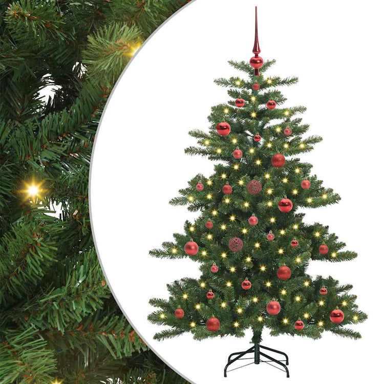 Vidaxx künstlicher klappbarer Weihnachtsbaum grün 150 cm PVC und Stahl