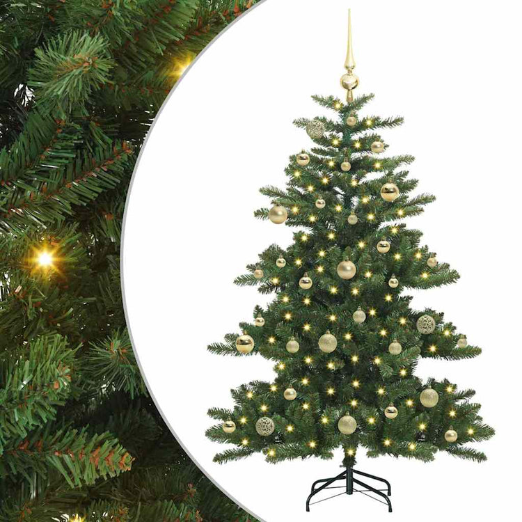 Vidaxx künstlicher klappbarer Weihnachtsbaum grün 150 cm PVC und Stahl